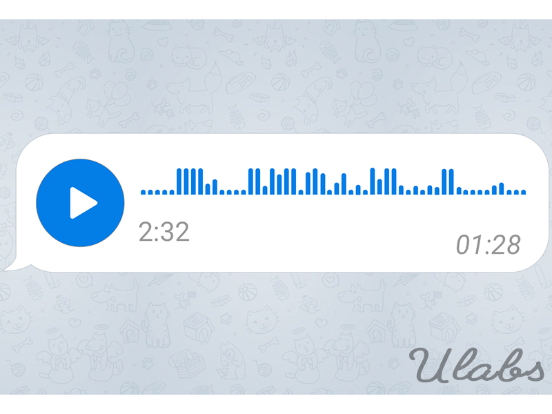 طرح پیام صوتی تلگرام 1